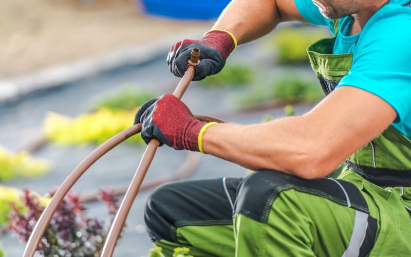 Garden Irrigation System Assembly